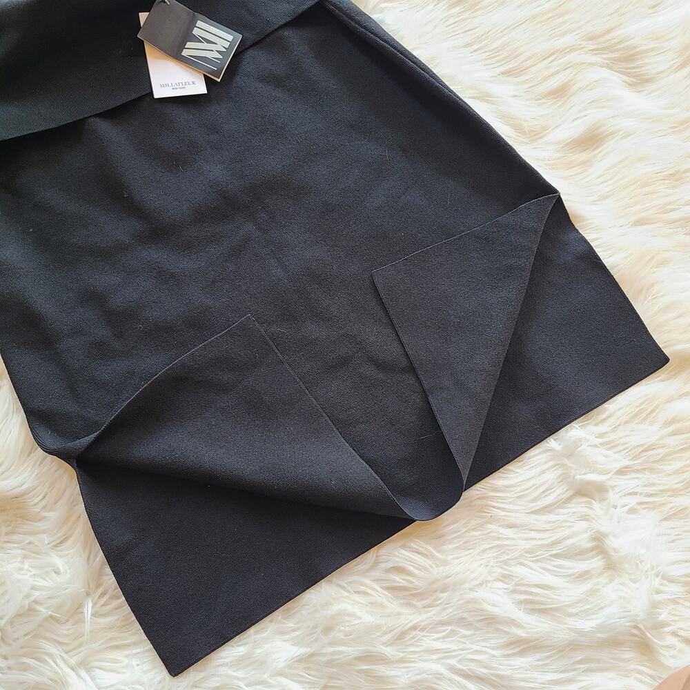 M.M Lafleur Harlem Skirt NWT Jardigan Knit Black 1X Stretchy Pencil Bodycon - Picture 4 of 5